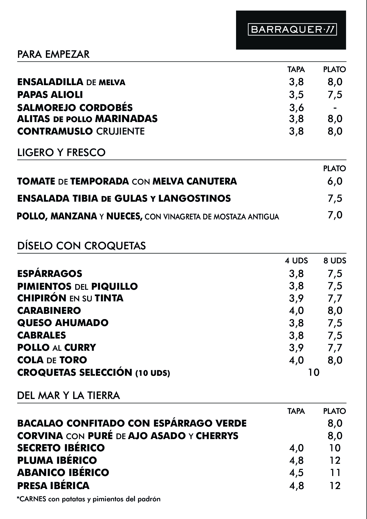 CARTA BARRAQUER - 1